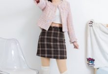 物恋传媒 No.2425 橙子-长靴、白色过膝棉袜、厚肉丝 [160P1V-4.05GB]-亿套图