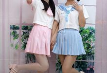 初夏女神 No.292 安妮、幺幺 粉蓝双花 [100P-4.24GB]-亿套图