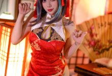 Zyra秋-碧蓝航线-柴郡新春旗袍[20P-167MB]-亿套图