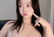 微密圈-爱喝牛奶的墩墩[白色针织裙[21P+2V-80MB]-亿套图