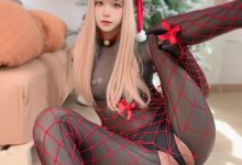 布丁大法 –  圣诞黑丝 [19P+3V-66MB]-亿套图