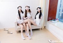 物恋传媒 No.2500 茯苓&泡泡&橙子-平底鞋、短白丝、护士服、白丝 [285P1V-9.97GB]-亿套图