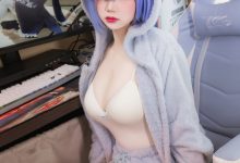 雪晴Astra –  雷姆猫[13P-106.8M]-亿套图