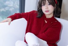 丝恋摄影 NO.010 泡芙-红色毛衣 小白裙 厚白丝袜 白色板鞋[228P+1V／3.13GB]-亿套图
