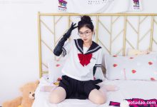 物恋传媒 No.2557 米米-高跟长靴、薄白丝、JK制服、皮手套 [155P1V-3.15GB]-亿套图