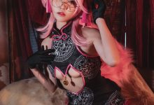 亚马逊鲶鱼 –  FGO 玉藻前旗袍[10P-199M]-亿套图