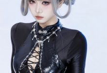 柒柒要乖哦 –黑靡烟旗袍[108P+2V-1.88G]-亿套图