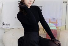 BoBoSocks袜啵啵 No.668 香菜-平底鞋、厚黑丝五指袜、黑丝手套 [179P1V-6.83GB]-亿套图