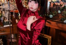 麻薯好吃 No.028 - 酒红礼赞 [47P-533MB]-亿套图
