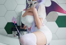 阿雪雪 – NO.034 原神 刻晴魅魔护士[100P+7V-1.94G]-亿套图