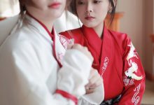 凡夫摄影 NO.0011 可菲×晓莲 红色古装汉服丝足[190P+2V／7.26GB]-亿套图