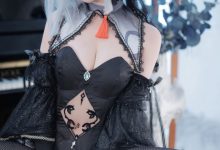 封疆疆v –  原神 申鹤同人黑婚纱 [20P-239.7M]-亿套图
