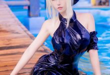 Seya狮砸 –  FGO 黑呆泳衣[10P-161.2M]-亿套图