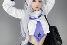幼愛Youmeko – 原神 神里绫华-亿套图