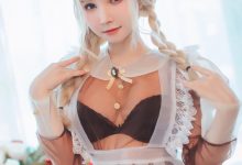 一千只猫薄禾 –  &羽生三未 透明女仆-亿套图