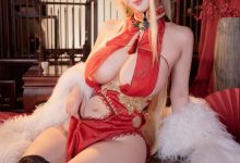 rioko凉凉子 –  碧蓝航线 怨仇旗袍·杯盏盈芳华-亿套图