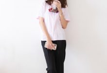 BoBoSocks袜啵啵 积分限定作品043 小甜豆-校服、平底布鞋、白棉袜、裸足-亿套图