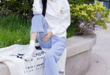 BoBoSocks袜啵啵 积分限定作品048 焦糖-板鞋、白棉袜、裸足-亿套图