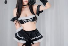 轩萧学姐 – NO.107 黑魔女圣诞-亿套图
