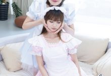 BoBoSocks袜啵啵 No.745 小甜豆甜甜圈-女仆装、皮鞋、薄白丝-亿套图