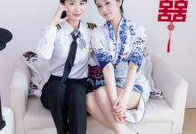 物恋传媒 No.2759 菜菜&橙子-高跟鞋、两双人字拖、薄肉丝、空姐制服 [226P1V-5.94GB]-亿套图