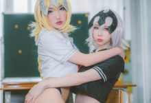 西园寺南歌 – NO.054 黑白贞德 JK制服-亿套图