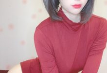 西园寺南歌 – NO.057 红色毛衣-亿套图