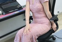 丝韵摄影 NO.3466 嘟嘟 纯欲甜美风 灰色短款针织开衫-亿套图