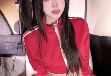 柒柒要乖哦 – NO.095 红色体操服-亿套图