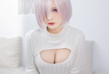 洛璃 LoLiSAMA – NO.120 玛修 基列莱特 开胸毛衣-亿套图