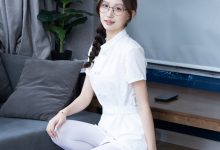 BoBoSocks袜啵啵 No.764 香菜-高跟鞋、厚白丝、护士服-亿套图