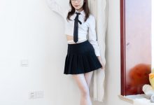 物恋传媒 No.2813 泡泡-皮鞋、高跟凉鞋、板鞋、油亮薄白丝、制服-亿套图