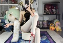 白栎Shirly – NO.064 虎啸风生 白虎娘-亿套图