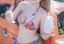 鹿八岁baby – NO.144 粉色泳衣-亿套图